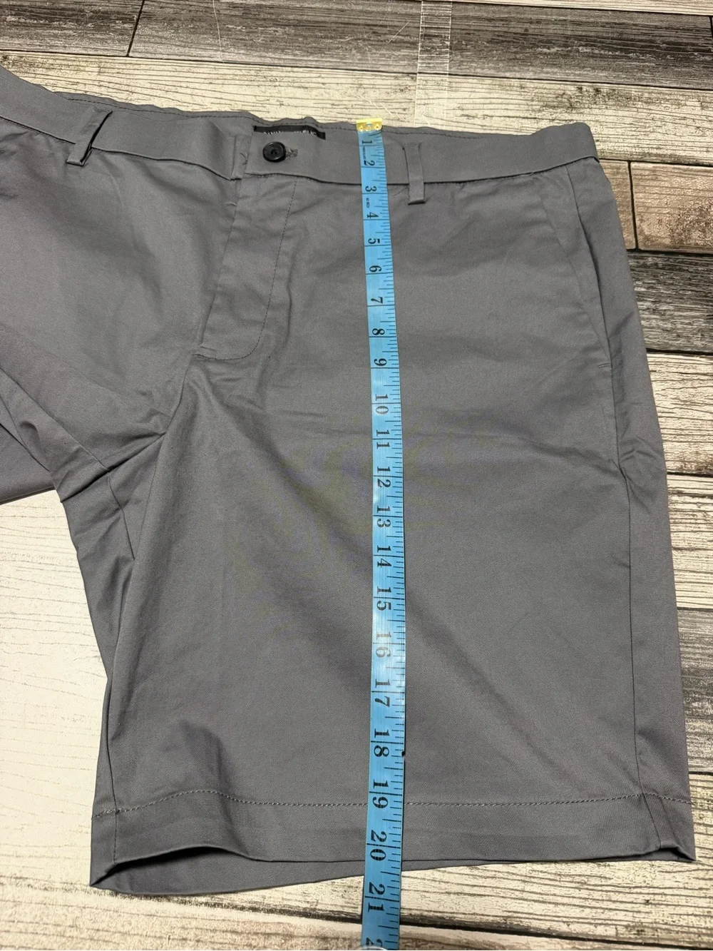 Banana Republic Chino Shorts Men’s 38 Gray (Inseam 9) Stretch